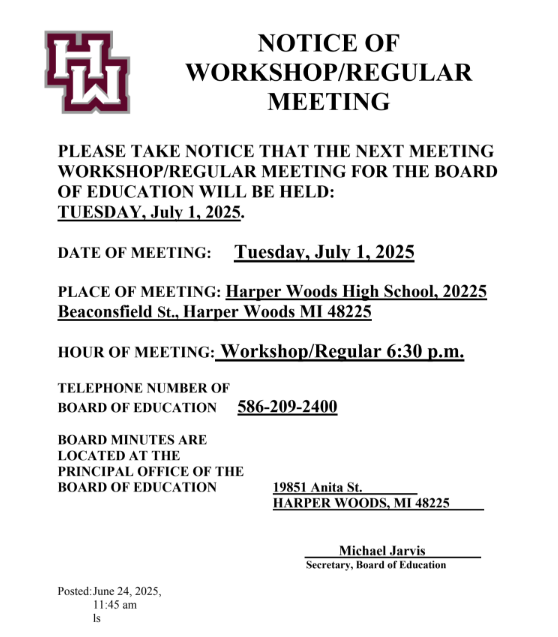 WORKSHOP/REGULAR MEETING