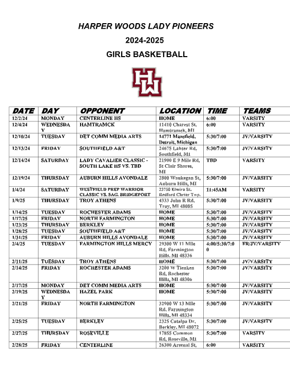 girls basketball